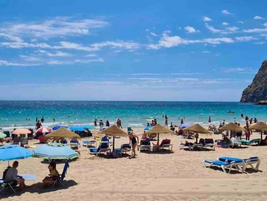 Calpe - Super Primera Linea De Playa - 3 Dormitorios Exterior foto
